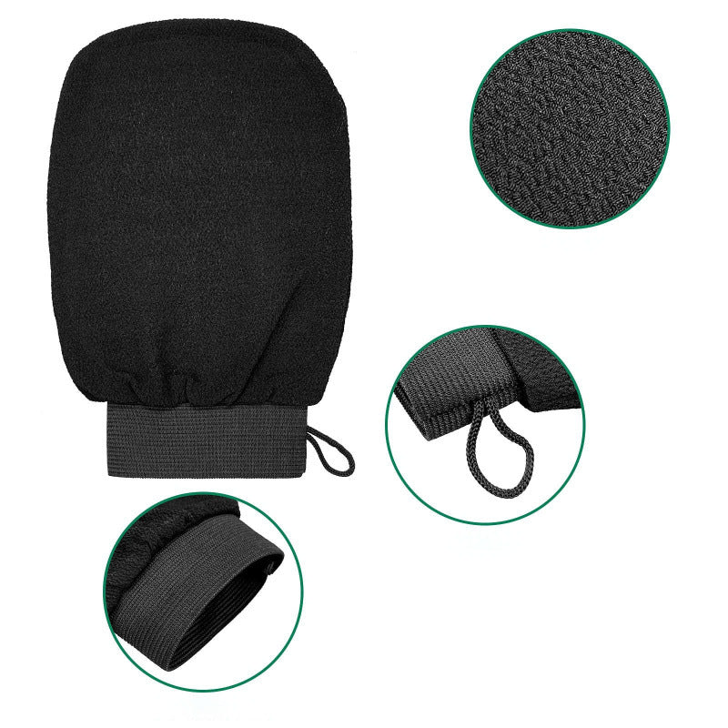 Guantes exfoliantes premium para la limpieza de la piel