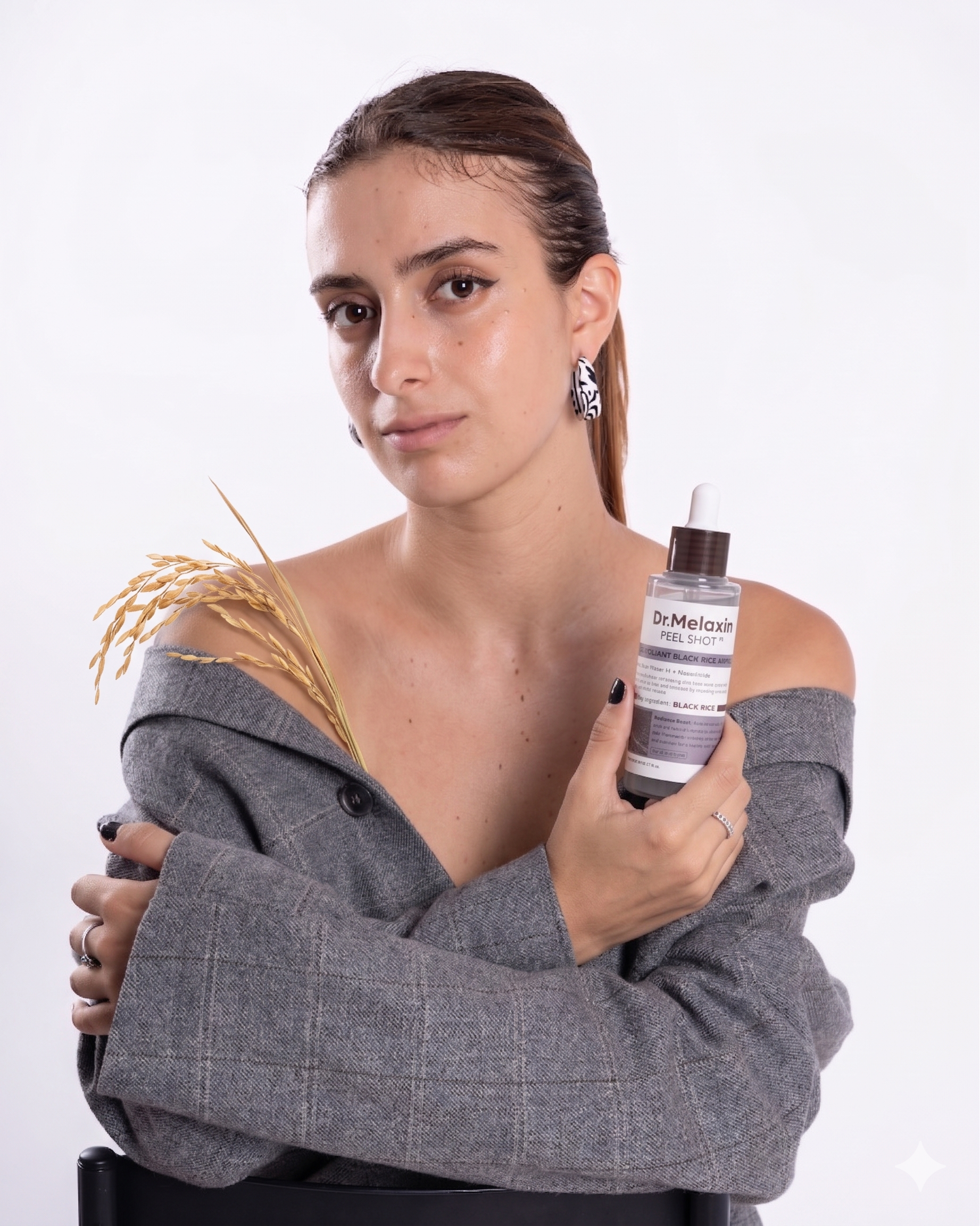 Dr.Melaxin Peel Shot Exfoliant Black Rice Ampoule